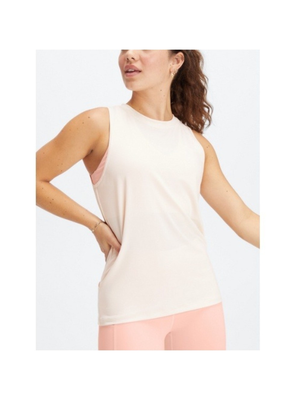 Fabletics Women's Oats Dry-Flex Open Back Tank Top Size 1X